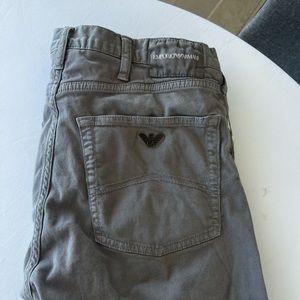 Armani 5 Pocket Gray Jeans